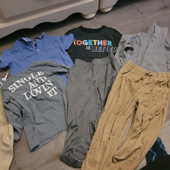 Custom Variety Pack Other - Blue Button Down Kids Shirt